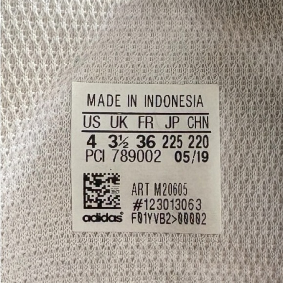 Adidas Original Endorsed by Stan Smith White Green Low Top Sneakers Size 4 - Picture 9 of 9